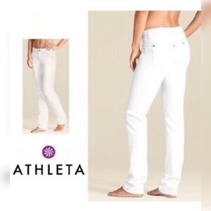 Athleta Women’s Frontier Jeans white size 8